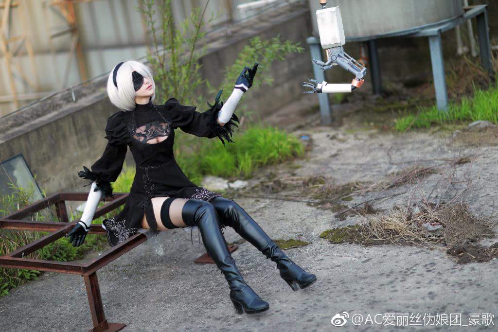 Косплей дня: 2B из Nier: Automata (с подвохом). - Изображение 2 Косплей дня: 2B из Nier: Automata (с подвохом). - Изображение 2