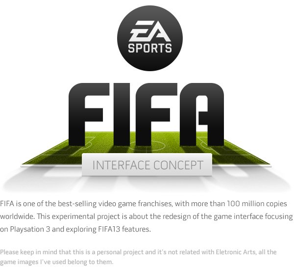 В сети появился дизайнерский прототип интерфейса FIFA. - Изображение 1 В сети появился дизайнерский прототип интерфейса FIFA. - Изображение 1
