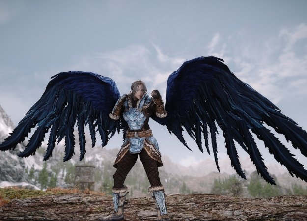 Модификация для Skyrim превратит вашего персонажа в ангела. - Изображение 1 Модификация для Skyrim превратит вашего персонажа в ангела. - Изображение 1