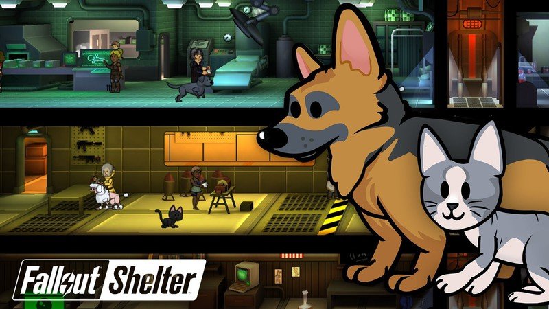 В Fallout Shelter теперь можно заводить животных - Изображение 1 В Fallout Shelter теперь можно заводить животных - Изображение 1