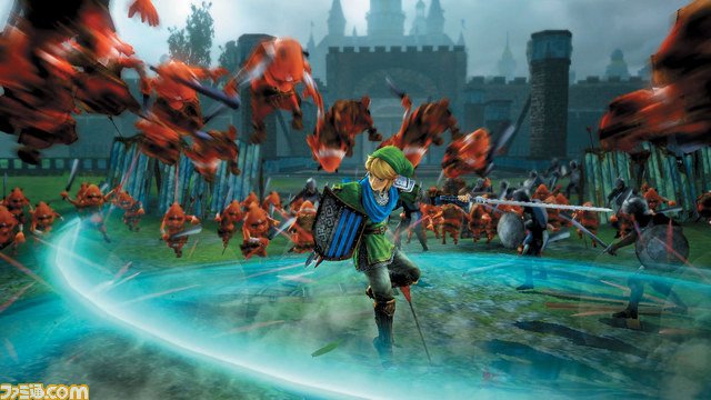 Линк выносит толпы врагов на кадрах из Hyrule Warriors - Изображение 1 Линк выносит толпы врагов на кадрах из Hyrule Warriors - Изображение 1