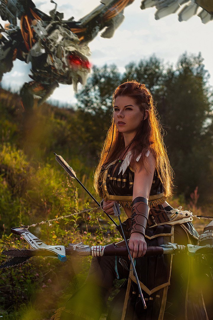 Косплей дня: охотница на рободинозавров Элой из Horizon: Zero Dawn. - Изображение 6