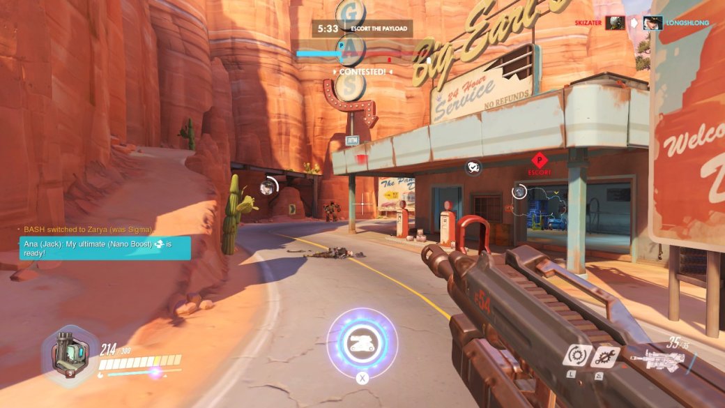 Как Overwatch выглядит и работает на Switch? Не самый подходящий шутер для джойконов | Канобу - Изображение 8 Как Overwatch выглядит и работает на Switch? Не самый подходящий шутер для джойконов | Канобу - Изображение 8