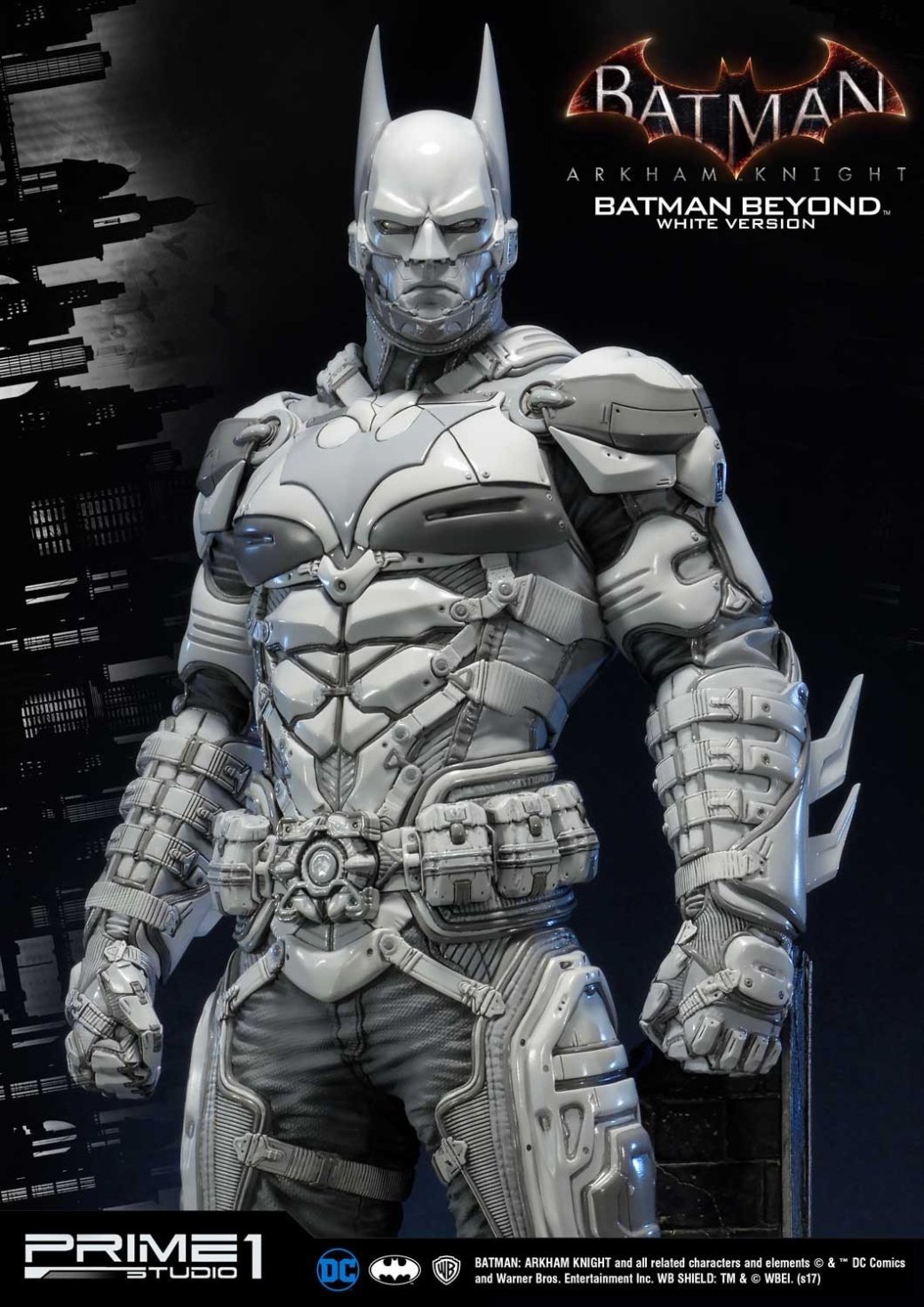 Потрясающая белая статуя Бэтмена будущего из Batman: Arkham Knight. - Изображение 32