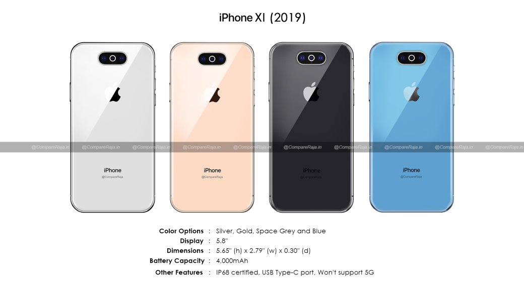 Слух: Apple iPhone XI (2019) получит защиту от воды и батарею на 4000 мАч | SE7EN.ws - Изображение 2