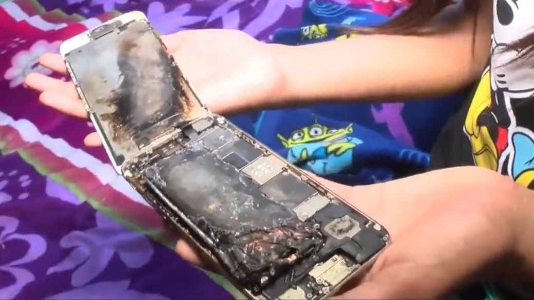 iPhone 6 загорелся в руках у ребенка | SE7EN.ws - Изображение 1
