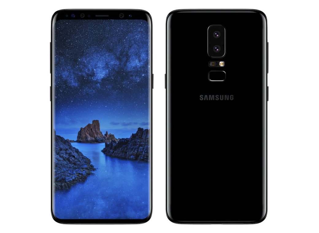 Пресс-рендер Samsung Galaxy S9. Сканер отпечатков пальцев по-прежнему сзади