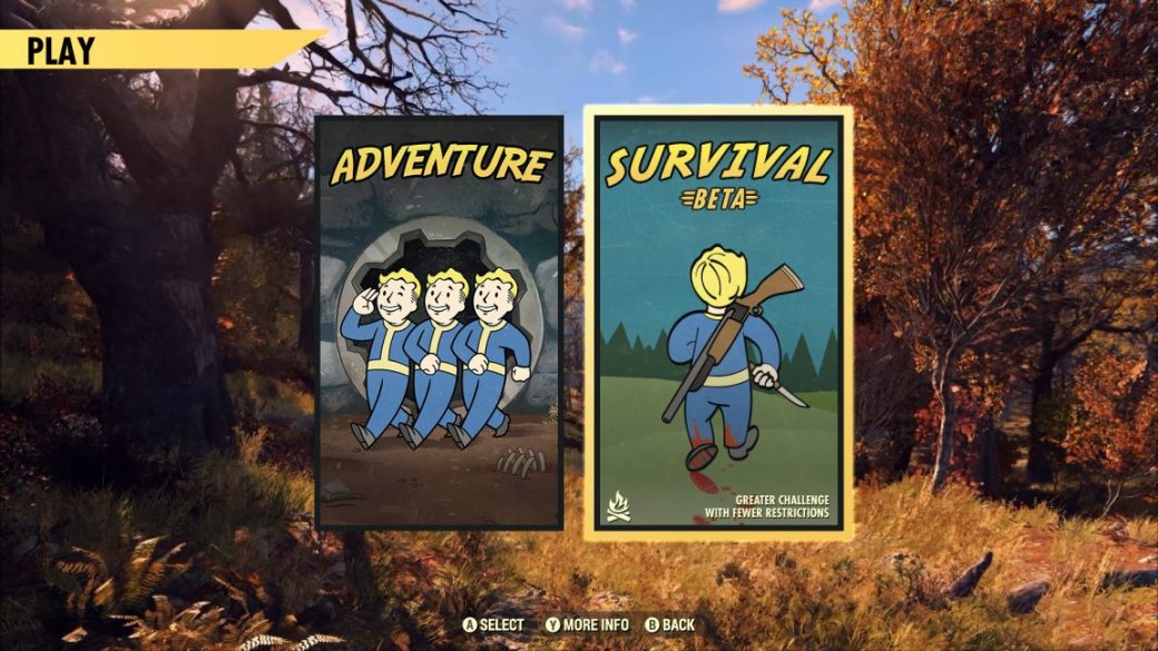 В Fallout 76 появилась бета режима «Выживание» с неограниченным PvP и 20% бонусом к опыту | Канобу - Изображение 1 В Fallout 76 появилась бета режима «Выживание» с неограниченным PvP и 20% бонусом к опыту | Канобу - Изображение 1