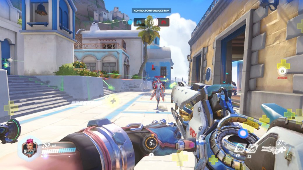 Как Overwatch выглядит и работает на Switch? Не самый подходящий шутер для джойконов | Канобу - Изображение 3 Как Overwatch выглядит и работает на Switch? Не самый подходящий шутер для джойконов | Канобу - Изображение 3