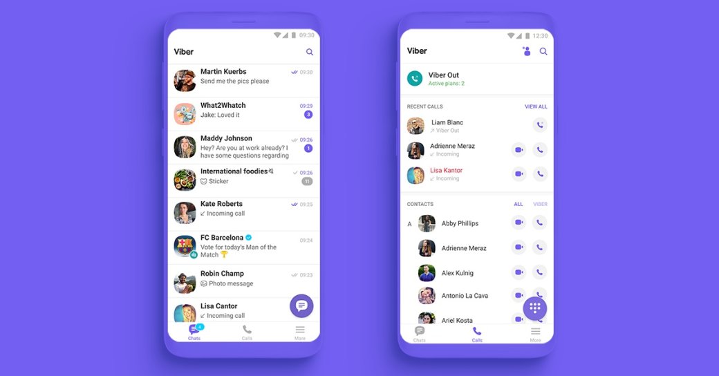 Мессенджер Viber получил новые функции и полноценный редизайн